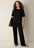 Extra-Fine Ponte Crew Neck Tee