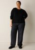Superfine Merino Crew Neck Top in Regenerative Wool
