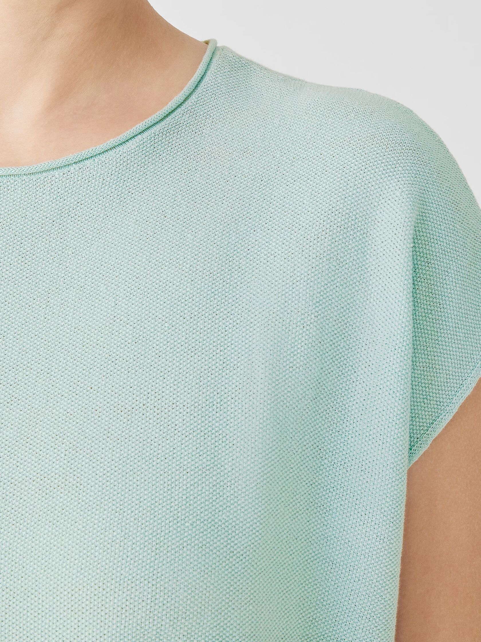 Organic Linen Cotton Square Top