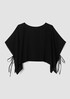 Sheer Silk Georgette Poncho