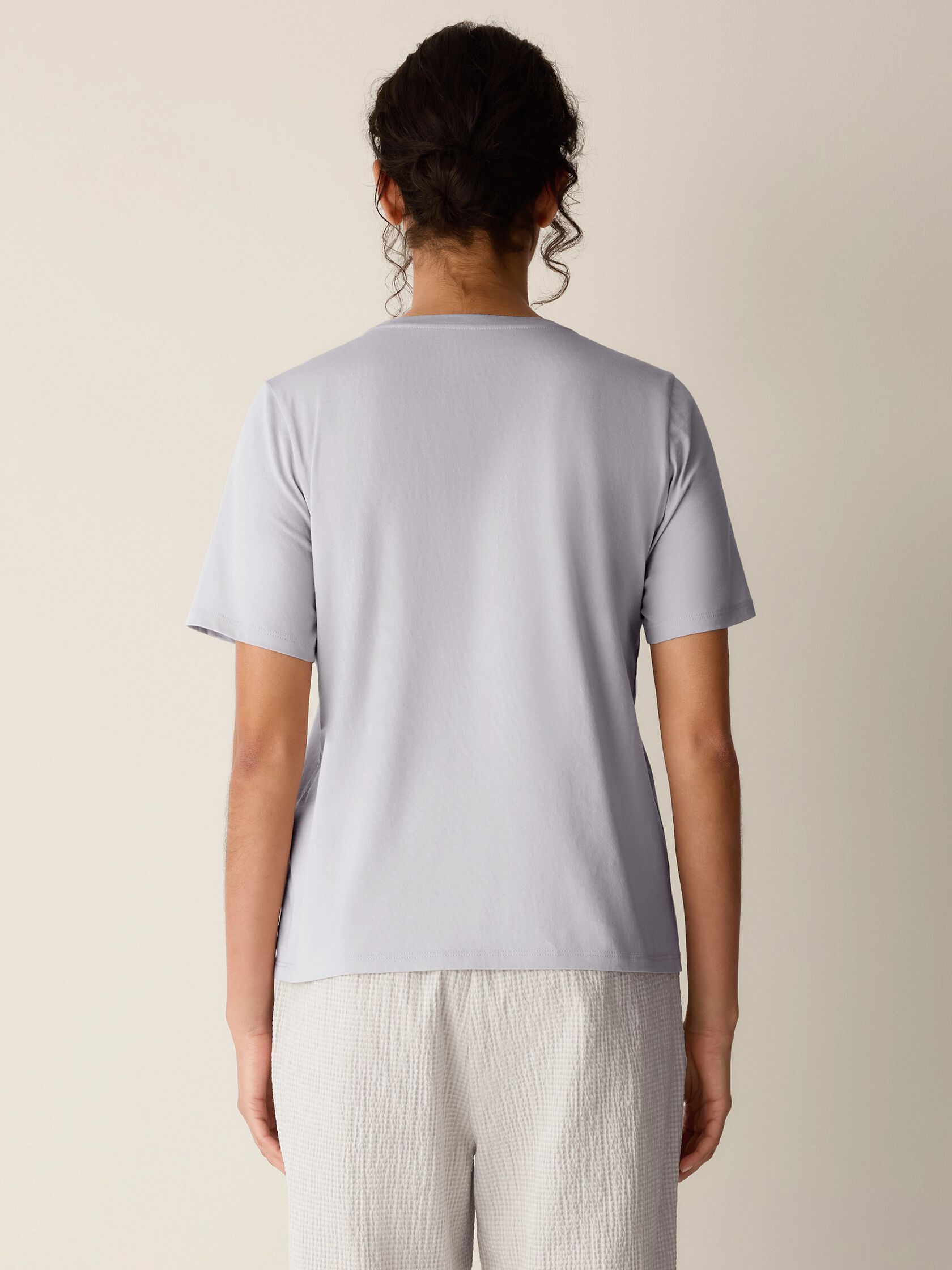 Organic Pima Cotton Jersey Round Neck Tee