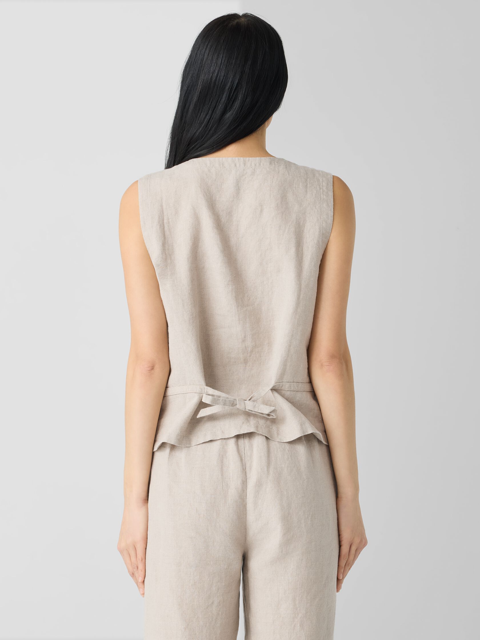 Organic Linen Vest