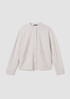 Boiled Wool Jersey Mandarin Collar Shirt Jacket