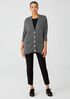 Peruvian Organic Cotton Blend V-Neck Cardigan