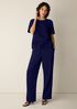 Organic Cotton Doubleweave Straight Pant