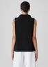 Pima Cotton Stretch Jersey Funnel Neck Tank