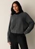 Cotton & Recycled Cashmere Crew Neck Cardigan
