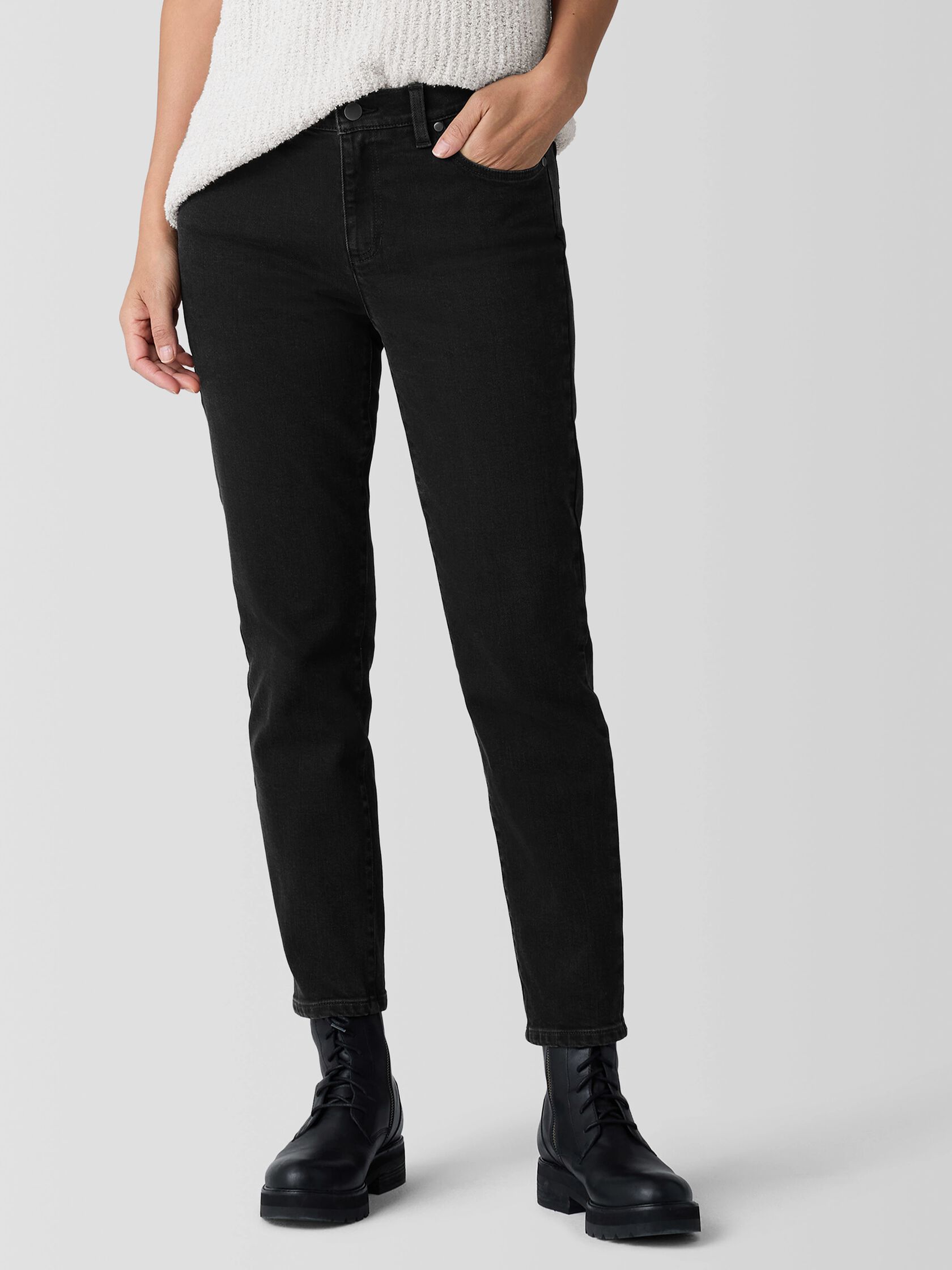 Cotton Stretch Denim Slim Jean