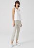 Organic Linen Jersey Round Neck Shell