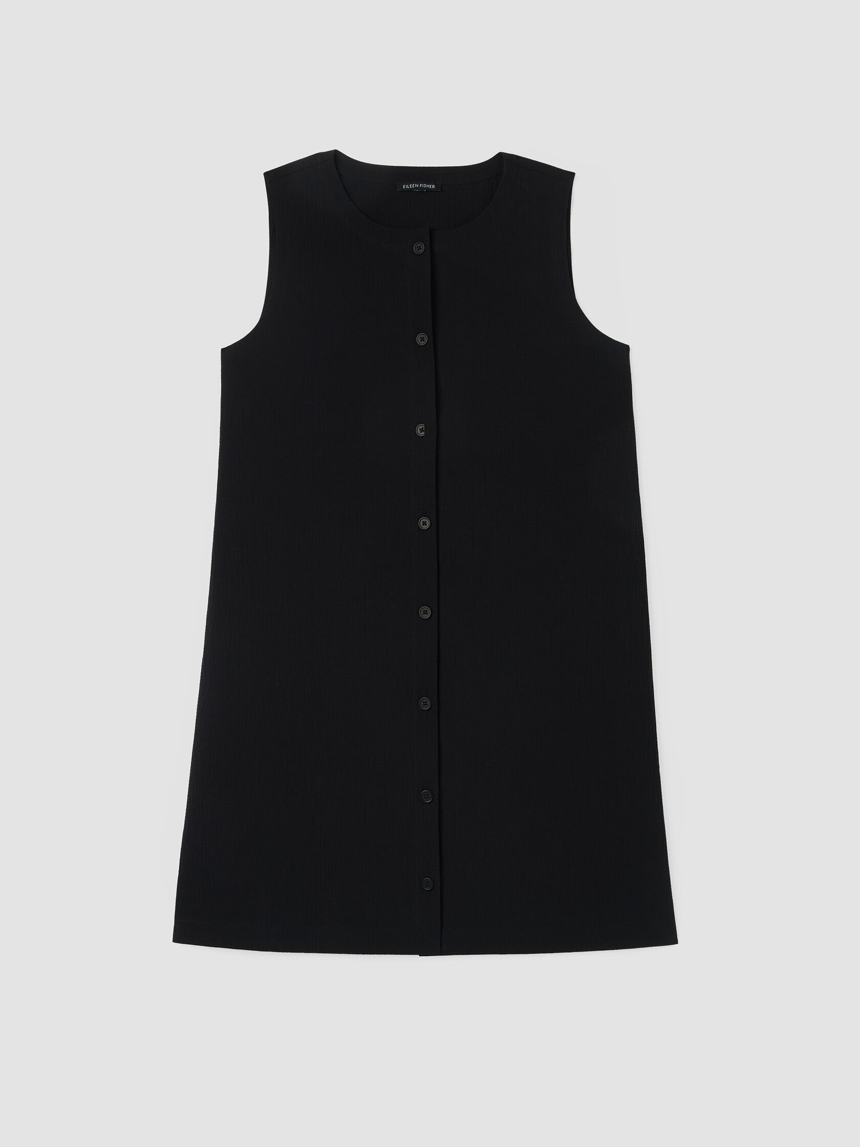 Organic Cotton Pucker Long Vest