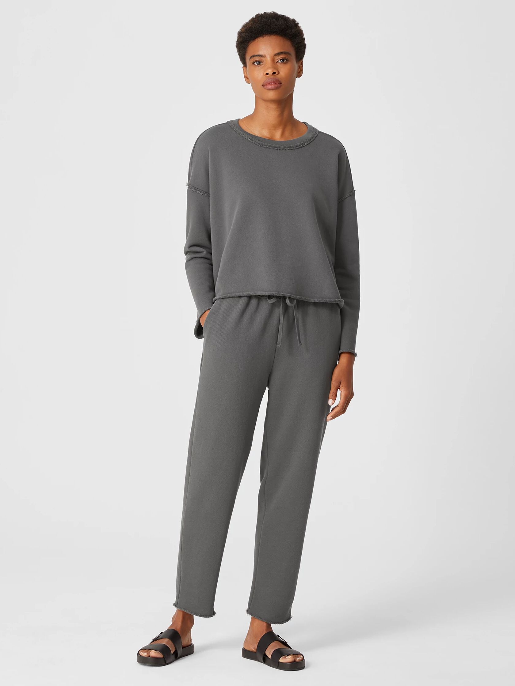 Organic Cotton French Terry Box-Top