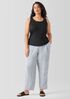 Organic Cotton Stretch Rib Slim Tank