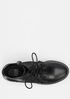Crew Embossed Leather Lace-Up Bootie