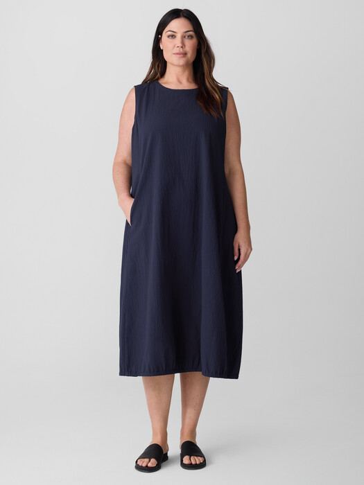 Organic Cotton Pucker Lantern Dress