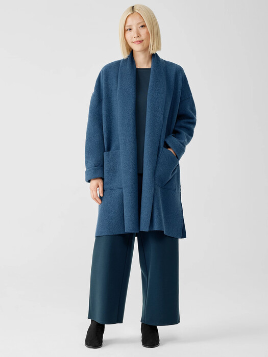 Lightweight Boiled Wool Coat