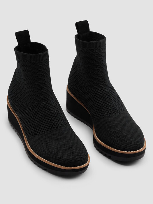 London Recycled Stretch Knit Bootie
