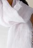 Striped Organic Linen Scarf