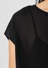 Sheer Silk Georgette Layered Dress
