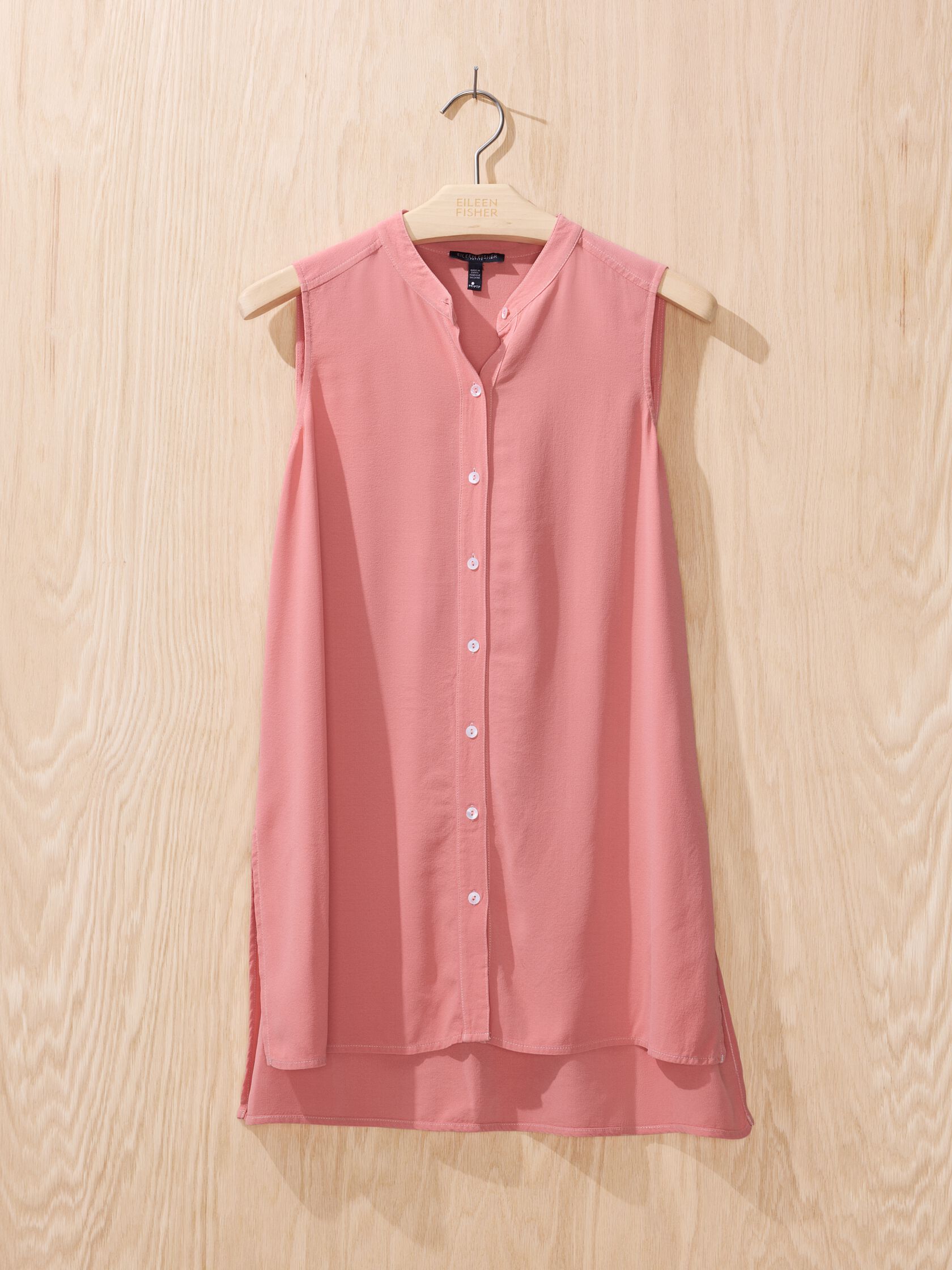 Renew Overdye Silk Sleeveless Shirt, PP
