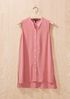 Renew Overdye Silk Sleeveless Shirt, PP