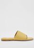 Edge Leather Slide Sandal