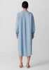 Airy Organic Cotton Twill Shirtdress
