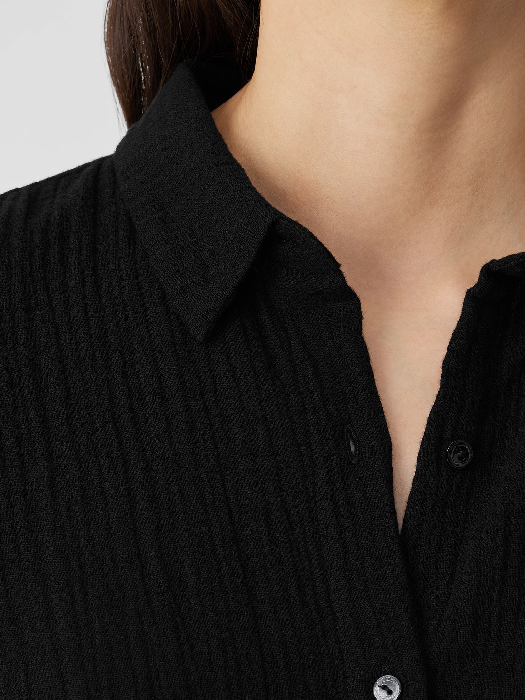 Organic Cotton Gauze Classic Collar Shirt