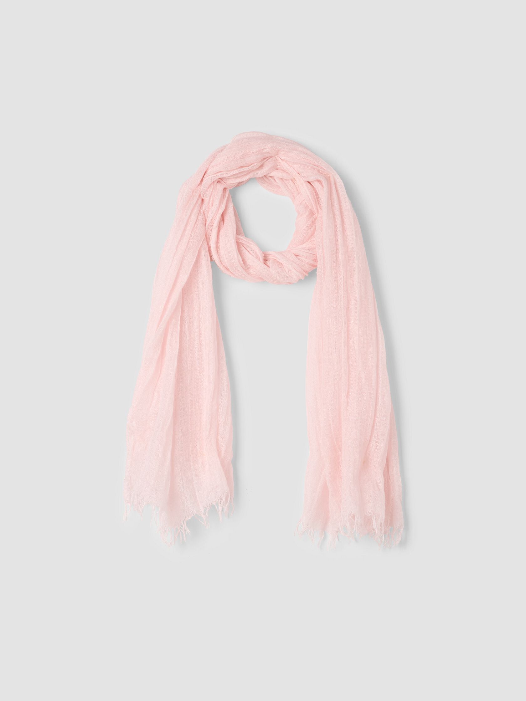 Textured Linen Blend Scarf