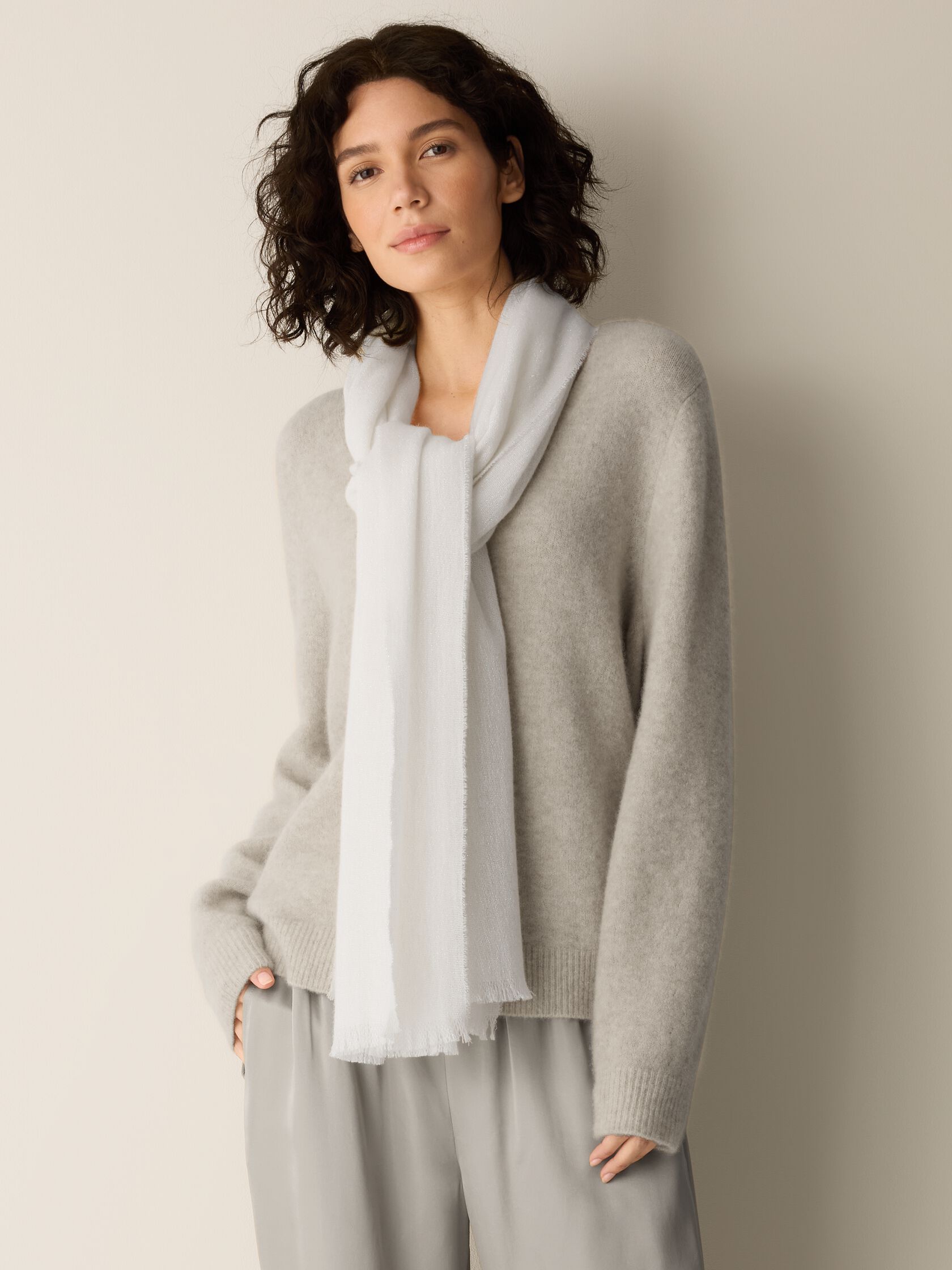 Wool Shimmer Scarf