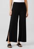 Stretch Jersey Knit Pant with Slits