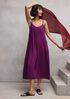 Fine Jersey Lantern Dress