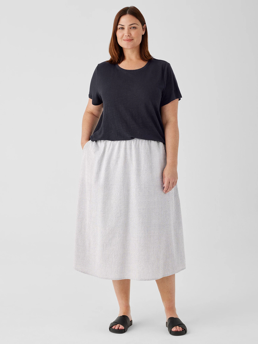 Organic Cotton Ripple Pocket Skirt