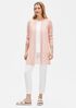 Organic Linen Crepe Long Cardigan
