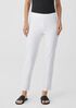 Washable Stretch Crepe Slim Pant
