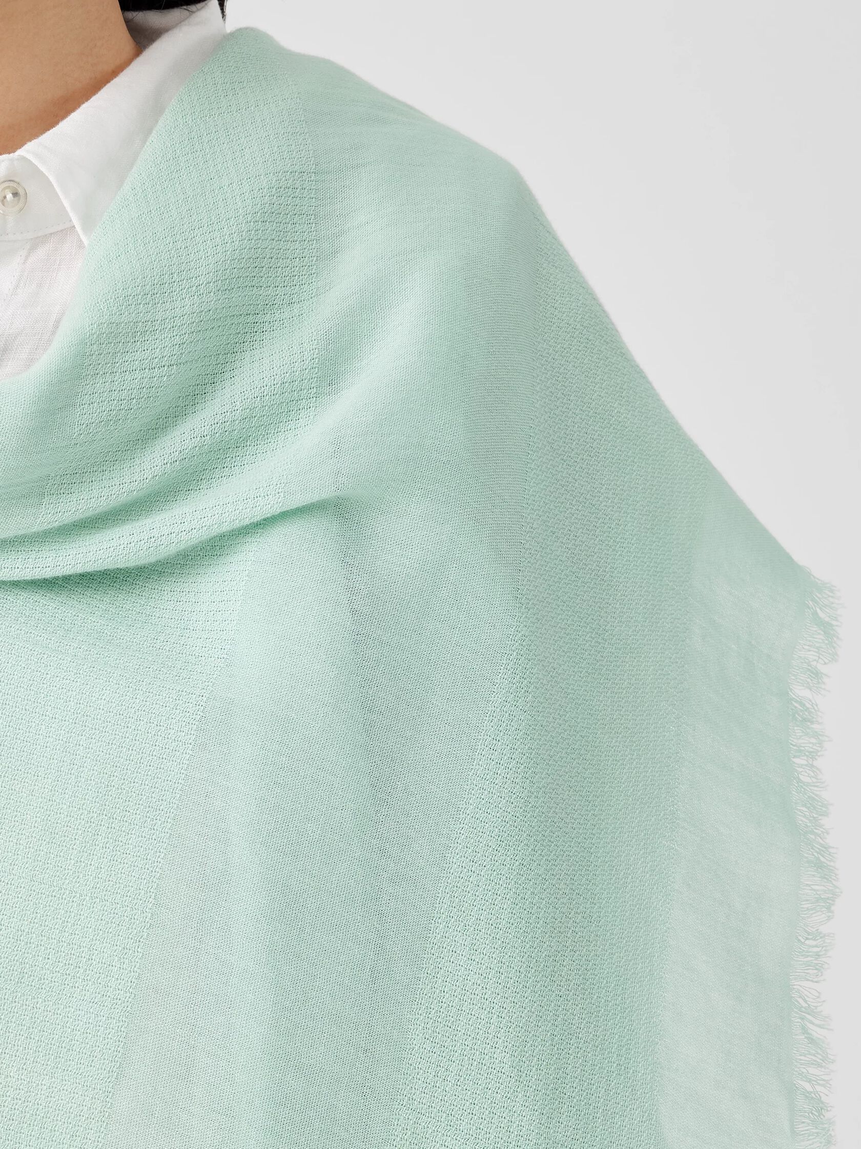 Organic Cotton Striped Cloud Scarf