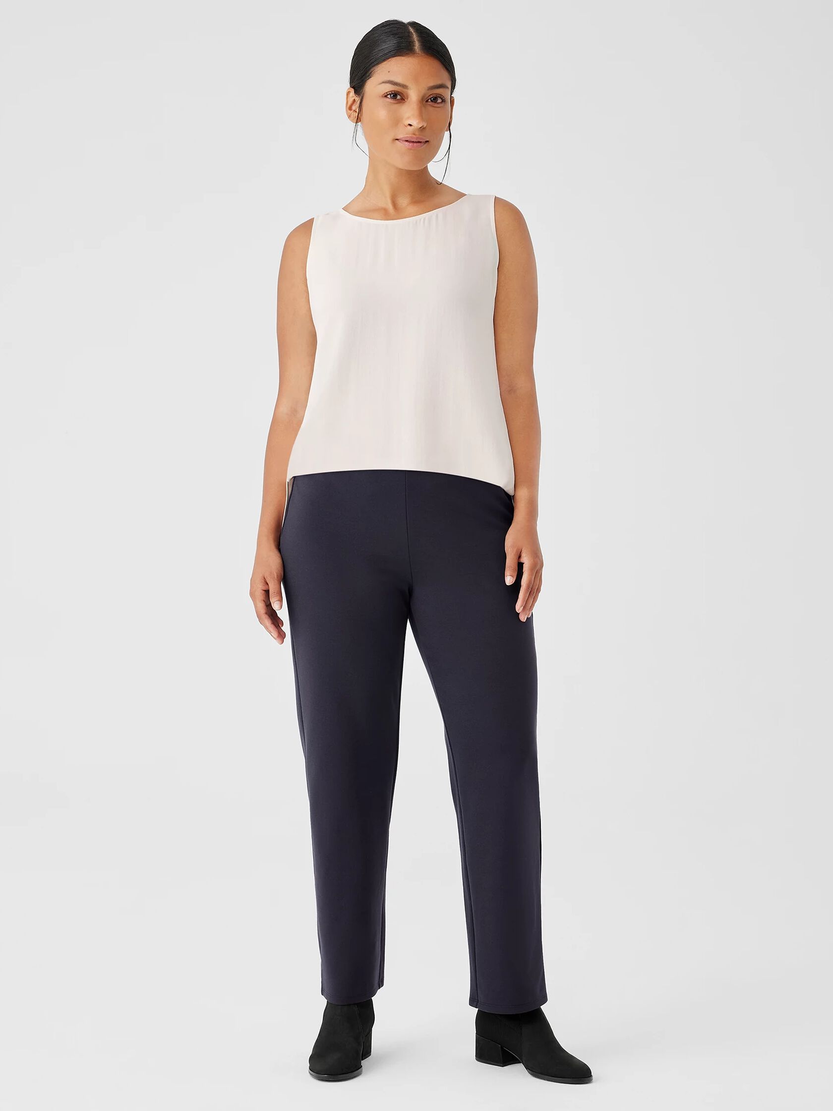 Washable Flex Ponte Straight Pant