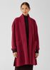 Lightweight Boiled Wool Coat