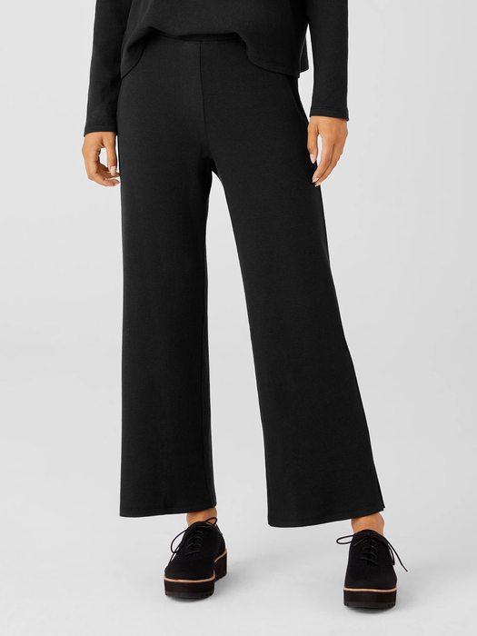 Cozy Waffle Knit Straight Pant