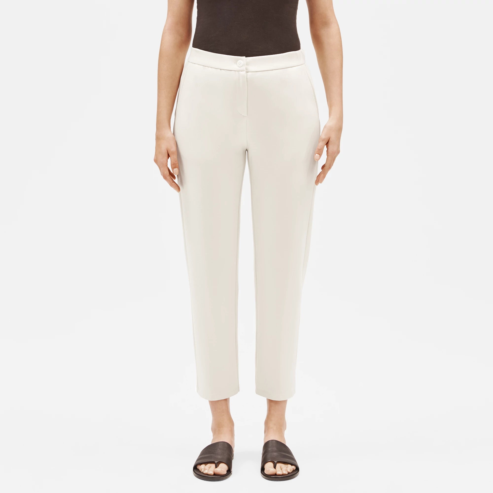 Flex Tencel Ponte Slouchy Pant | EILEEN 