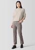 Cotton Fluff Rib Turtleneck Top