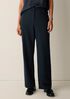 Washable Flex Ponte Straight Trouser Pant