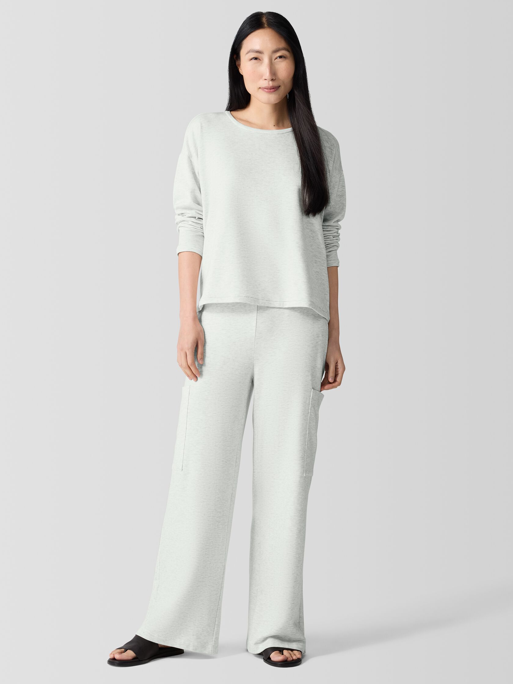 Cozy Brushed Terry Hug Cargo Pant