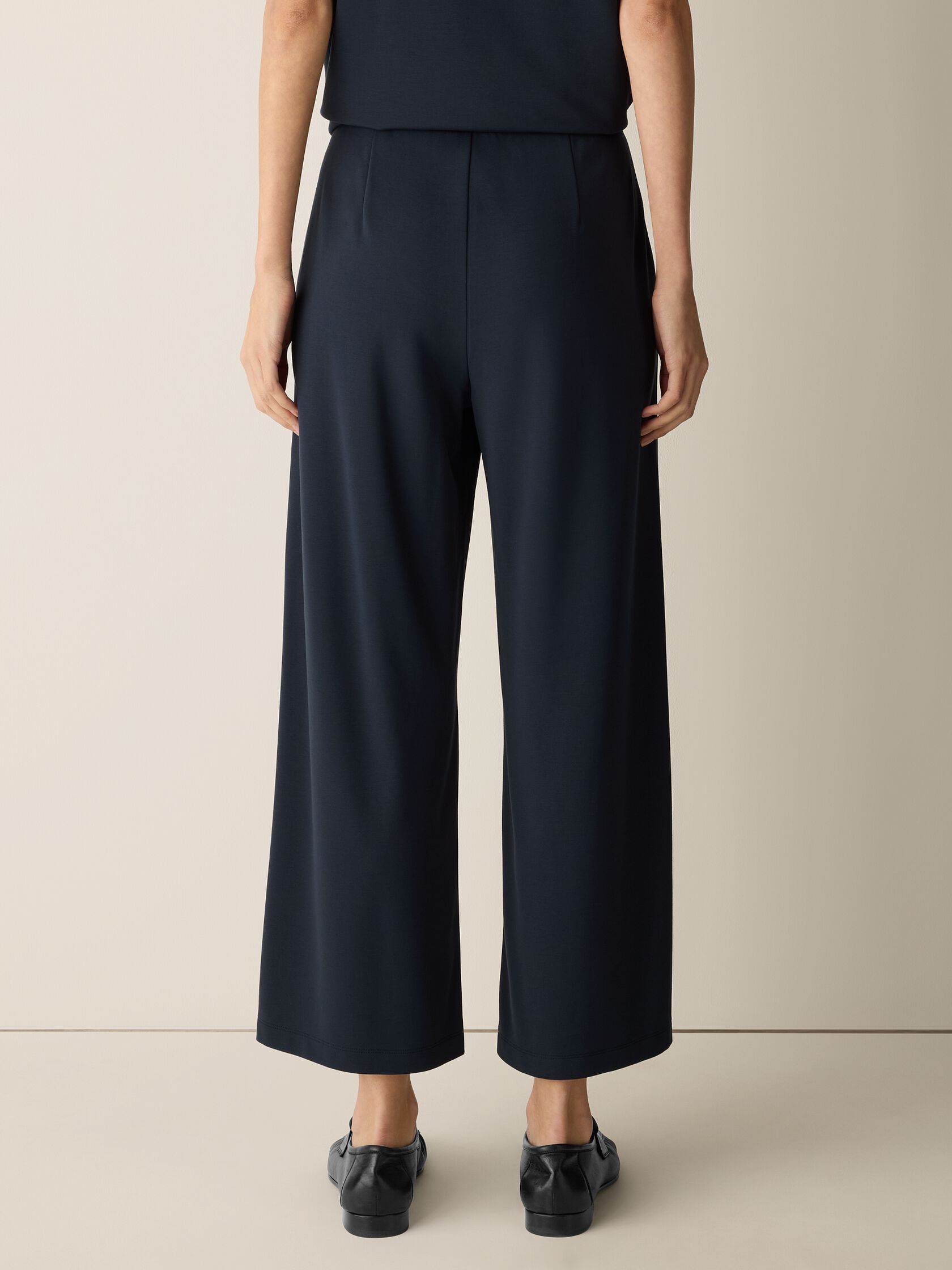 Extra-Fine Ponte Wide-Leg Pant