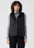 Eggshell Recycled Nylon Reversible Vest
