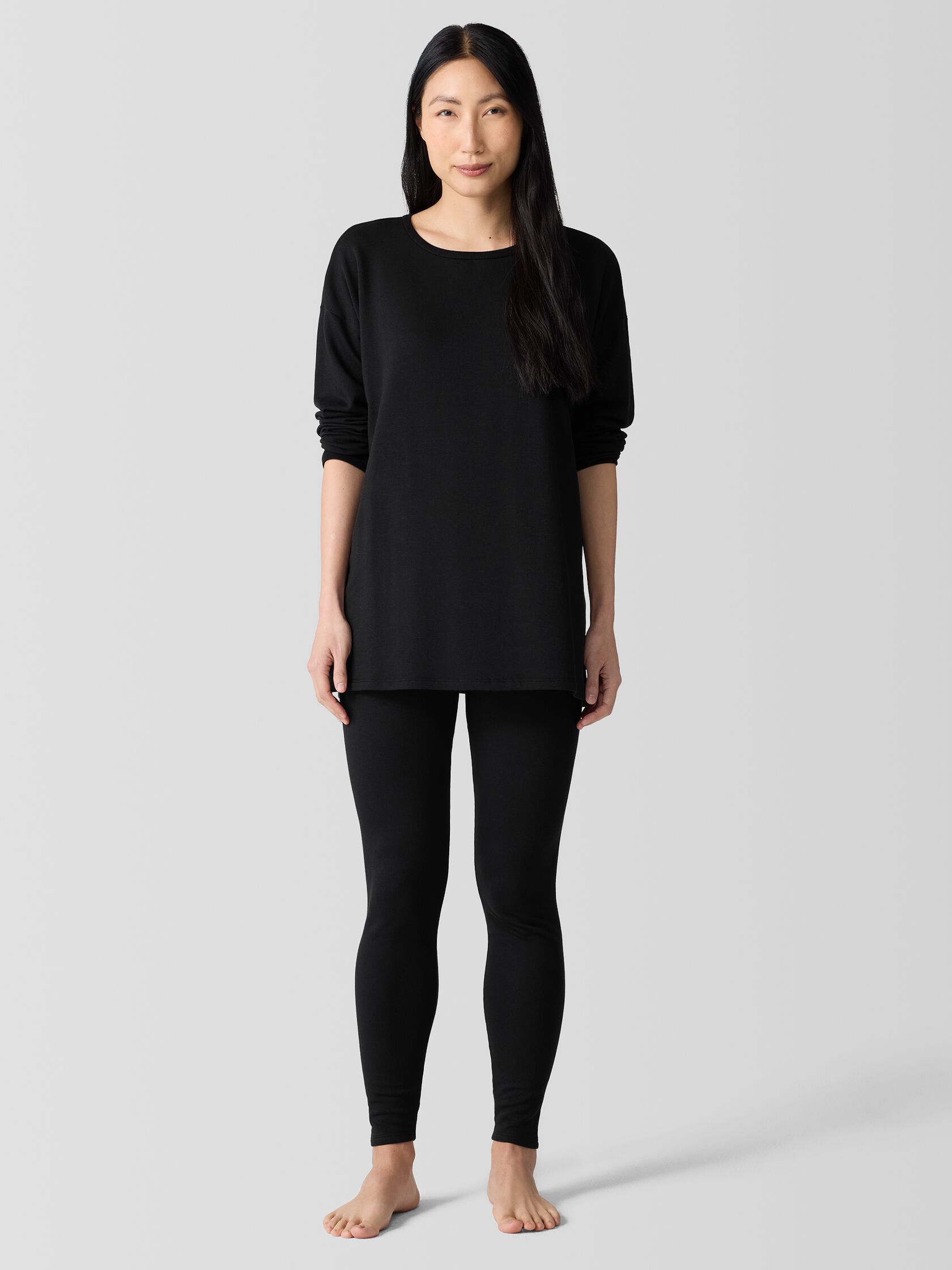 Cozy Brushed Terry Hug High-Waisted Leggings