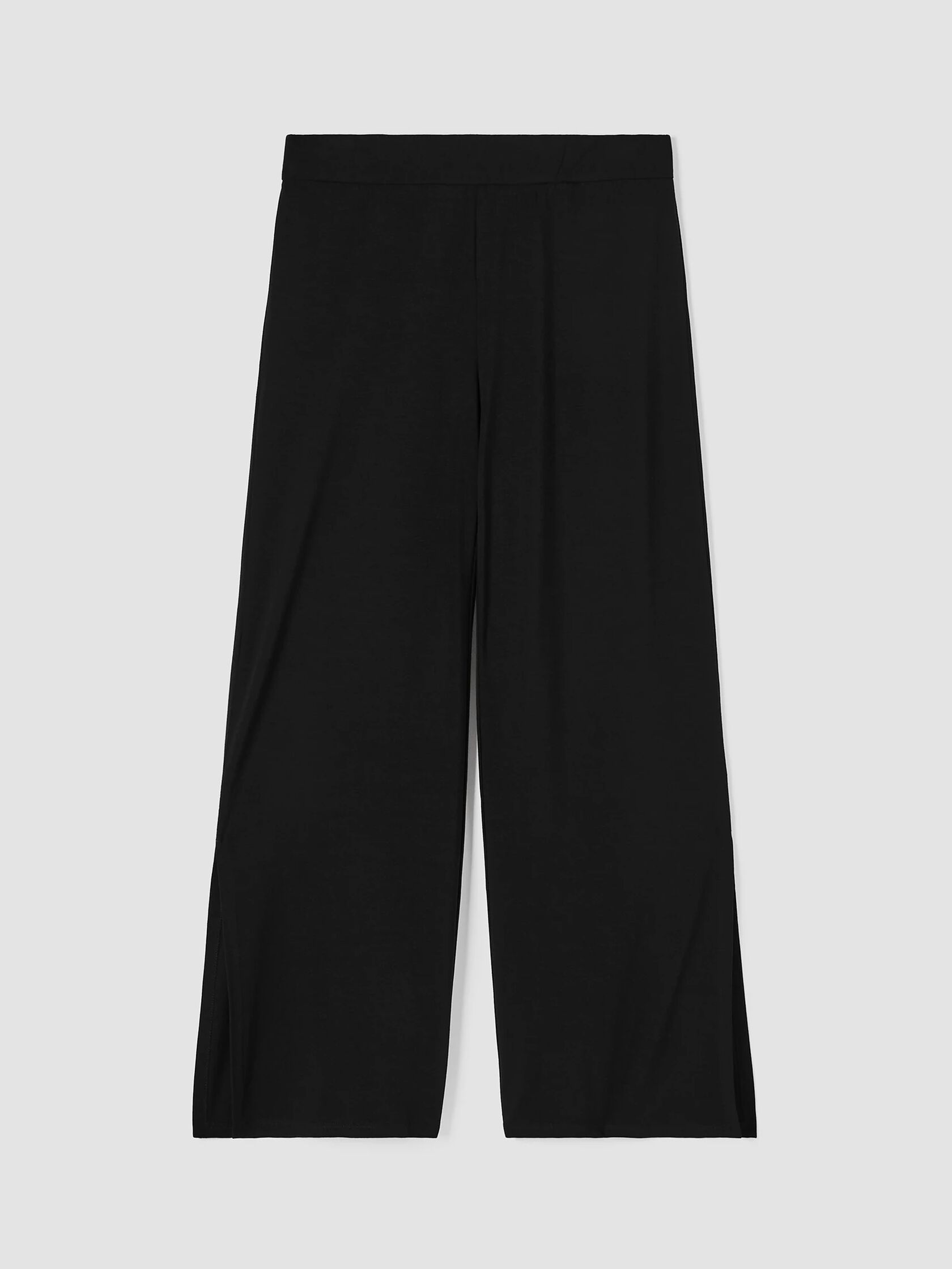 Stretch Jersey Knit Pant with Slits