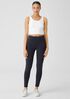 Pima Cotton Stretch Jersey Cropped Tank