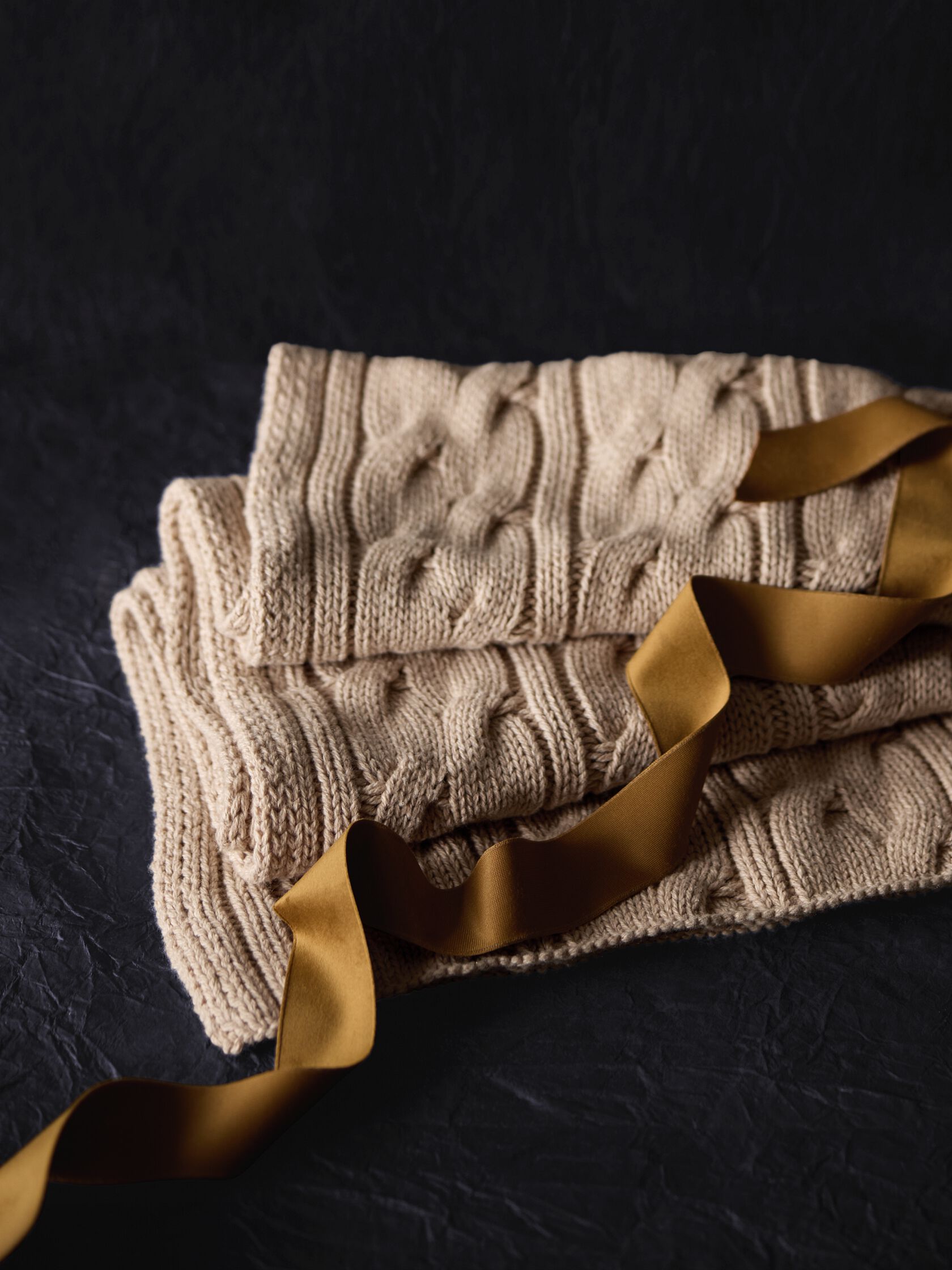 Cotton & Recycled Cashmere Scarf