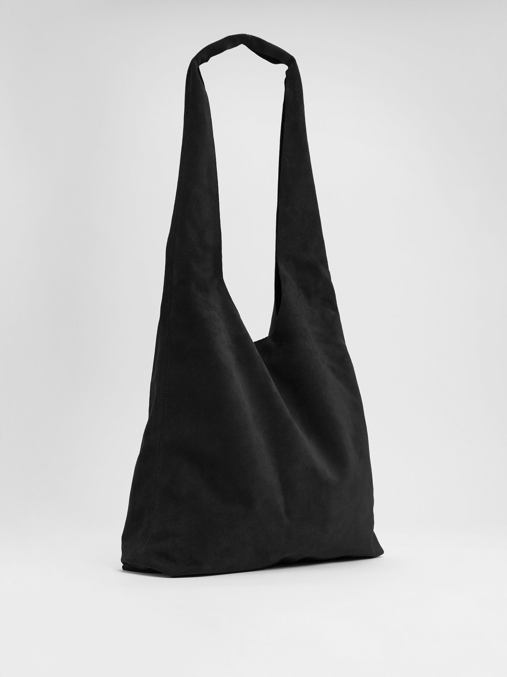 Italian Suede Shopper Tote