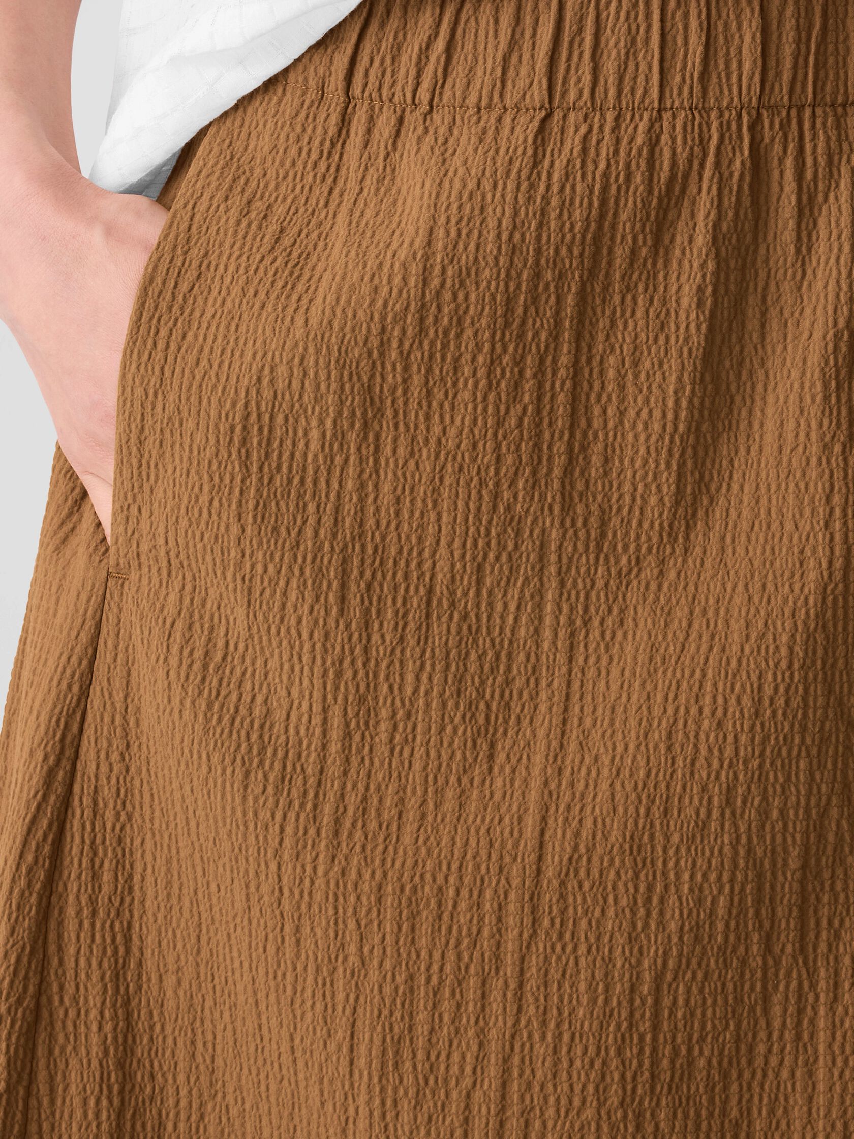 Organic Cotton Pucker Lantern Skirt